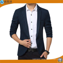 New Arrival Blazer Men Cotton Suit Jacket Slim Fit Blazers